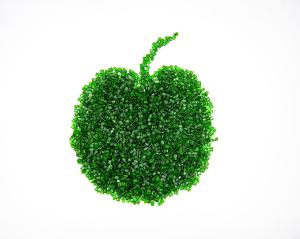 China Plastic PET Bottle Chips For Bottle Application In White Green Blue factory