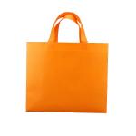 Biodegradable die cut non-woven shopping bags with logos custom printed recycled