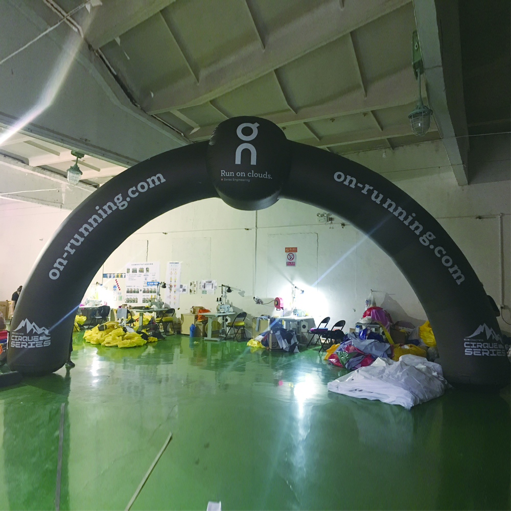 Custom Printing Inflatable Finish Arch Outdoor Inflatable Entrance Arch