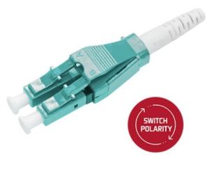 China Polarity Switchable Fiber Optic Connector Uniboot LC UPC Om3 Fiber Connectors factory