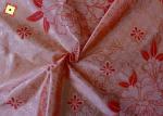Orange Mattress Quilting Fabric Woven Warp Knitting Printing