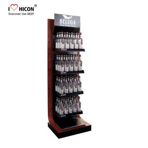 Customized Wine Display Stand Beverage Beer Display Rack Pop Merchandise