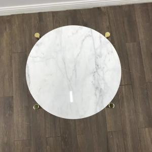 China White Marble Stone Countertops Modern Center Coffee Table Tops For Living Room factory