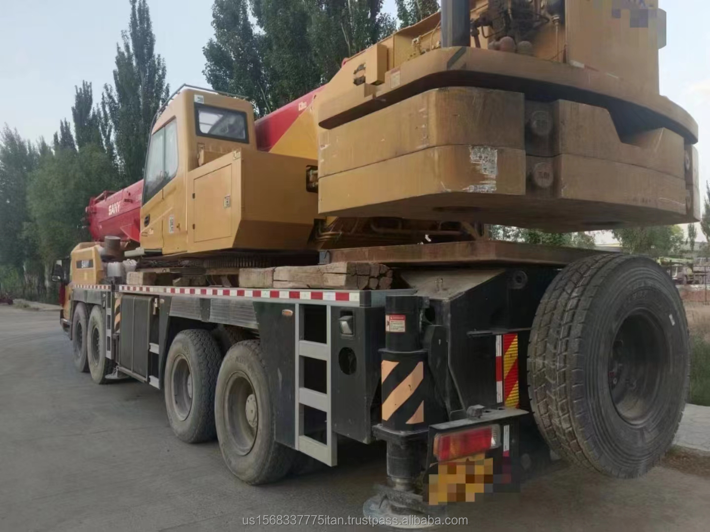 Used SANY 80 ton Crane and Excellent Performance for Construction Projects