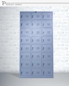 China 24 Door Metal Storage Cabinet Lockers H1850*W900*D450MM For Office factory