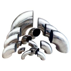 China Butt Welding Stainless Steel Pipe Fittings 316L 90 Degree Elbow factory