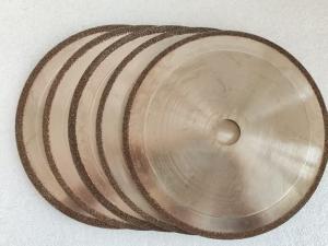 China 1A1 600*2.5*20*5mm B100/120 Edge Design R0.5 Fillet + 7° Chamfer Electroplated CBN Cutting Disc factory