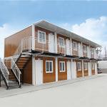 Prefabricated Flat Pack Container Homes , Mobile Prefab Container Homes Office