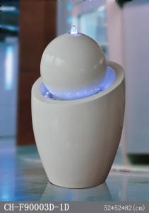 China 80cm Elliptical With Ball SAA Led Light Water Fountain factory