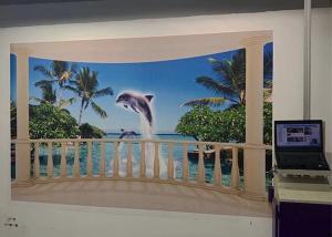China 10sqm/h CMYK 1920X1080 Wall Inkjet printing machine factory