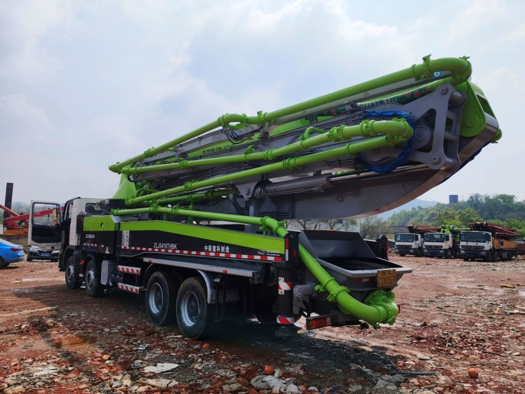 2013 Used Concrete Boom Pump 49m Concrete Pump Truck with Mercedes Chassis