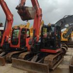 Used Kubota 8ton Excavator 47.8KW Engine Red 0.31m Bucket Showroom Locations