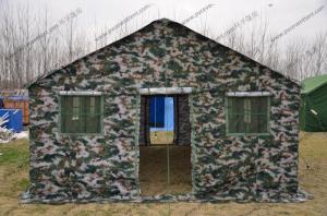 China 4x6M Camouflage Military Army Tube Tent Easy To Install And Disassemble factory