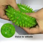 Dog Molar Rubber Ball Teeth Cleaning Sound Toy TPR Small Thorn Ball Elastic