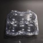 Clear PET Square Disposable Food Containers for Takeaway