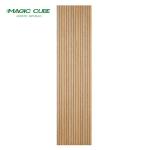 Wood Veneer Surface Finish Wood Slat Wall Panels For Sound Absorption