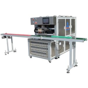 China Fifteen Color Cosmetics Filling Machines with 3000x200mm water conveyor belt factory
