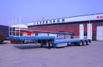 60/80/100 Tons Gooseneck Trailer Low Bed Semi Trailer High Capacity Low Boy