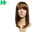 Darker Blonde Synthetic Hair Wigs Silky Straight 8inch - 36inch