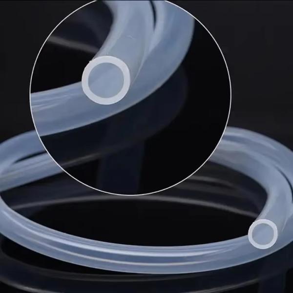 Custom Food & Medical Grade Silicone Hose Pipe High Temperature Soft Flexible Clear Silicone Rubber Tubing