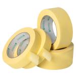 24mm Yellow Masking Tape For Car Heat Resistant And Customized Logo