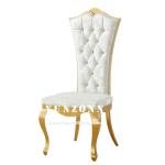 Stainless Steel 201 Wedding Banquet Chair With Assembly 4 Legs