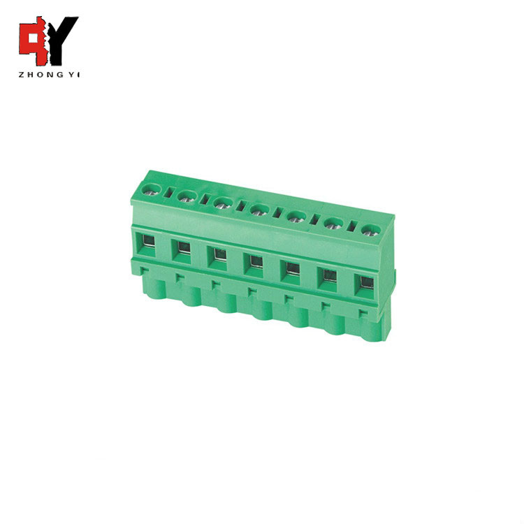 300V 15A Plug In Terminal Block Connector HQ2EDGKB-7.5/7.62 Mm Pitch Wire To Panel PCB