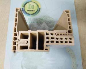 China Hollow Upvc WPC Door Frame Composite FIsrael Flame Retardant Bathroom Use factory