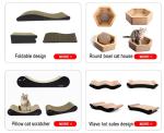 Red Car Shaped Cat Scratcher Nest Wear Resistant Cardboard Cat Scratcher Car