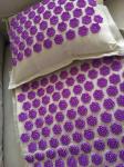 Acupressure Massage Mat Pillow Set For Relieves Stress Back Neck Sciatic Pain