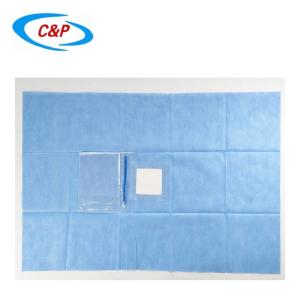 China Sterile Disposable SMS Eye Surgery Drape With Pocket For Medical OEM / ODM Available factory