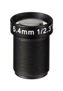 China Low Distortion Lens 5.4mm 1/2.3 inch F2.5 m12 10mp cctv 4k action camera lens, gopro, hero factory