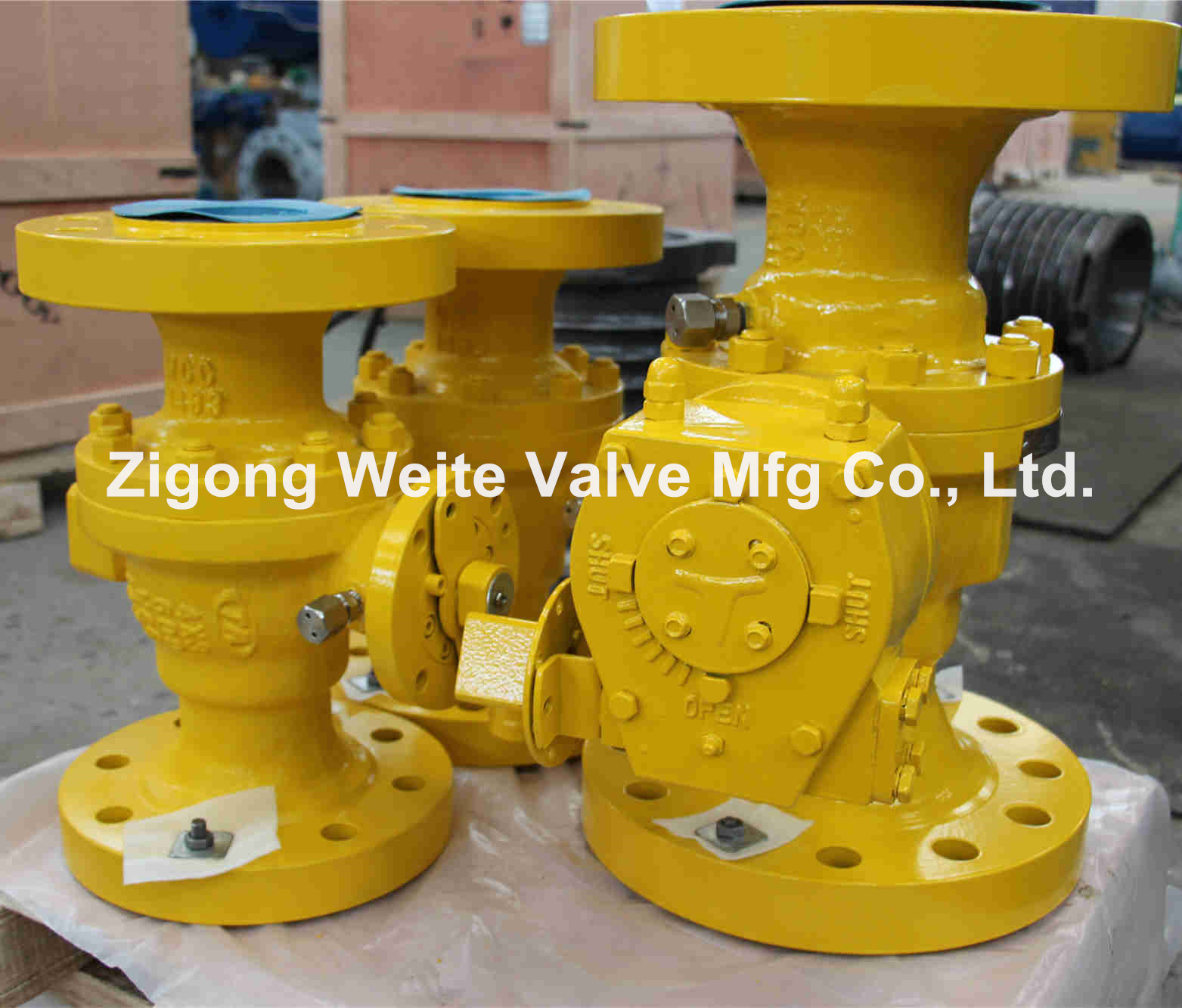 WCC RPTFE Soft Seat Ball Valve A105 ENP 6 Inch 4140 ENP Stem