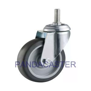 China Thermoplastic Rubber Swivel Caster Wheels 4 Inch Institutional Castors factory