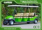 EXCAR 11 seater trojan battery Electric golf cart sightseeing car china mini bus