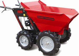 China Stepless Speed Change Transmission 4 Wheel Wheelbarrow for Engineering Construction 300kgs factory