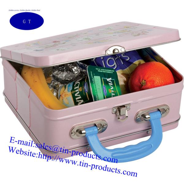 Different Lunch Box , Metal handle Box , tin handle Box,Gift Handle Box form