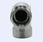 External Thread BSPT BSPP 90-Degree Elbow Hydraulic Fittings Stainless Steel 2c9