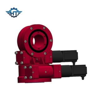 China 800RPM Worm Wheel Dual Axis Slew Drive With Planetary Gearbox 24VDC factory