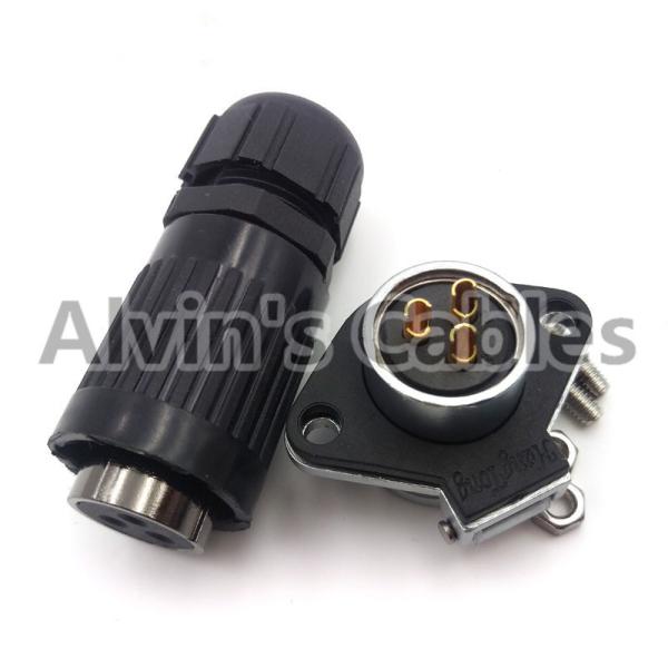High Performance Industrial Power Connectors , Led Cable Connectors Bayonet