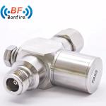 4.3-10 Female to Male RF Surge Protector 698-3800MHz Square Jack Plug Gas Tube