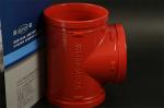 Positive Grooved Tee Fittings 6mm Pipe Thickness For Piping System
