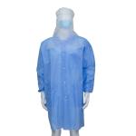 5pcs/Bag Dustproof Disposable Lab Coats With Shirt / Korean / Knitted Collar