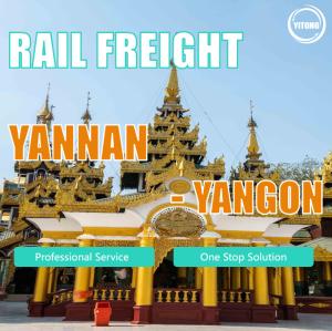 China Rail Freight for Bulk and FCL Both From China To Myanmar factory