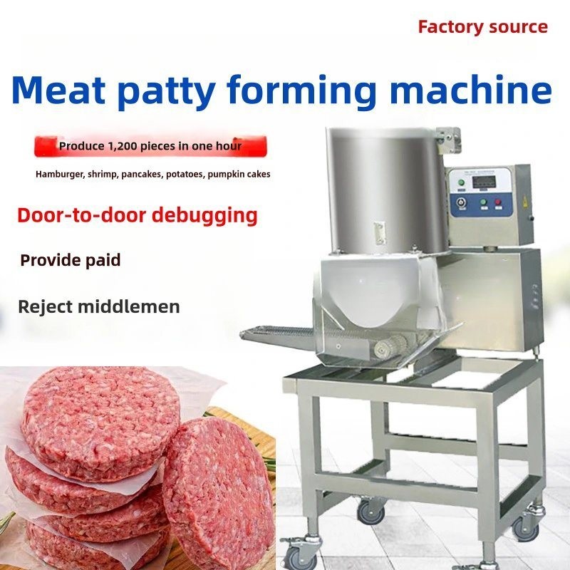 China Customized Meat Grinder Burger Patty Forming Machine for Chicken Nuggets and Meat Pie factory