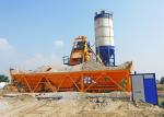 Stationary Hopper Lift Concrete Batching Plant 50m3/H Cement Mixing Plant