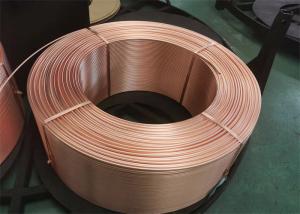 China Copper Seamless LWC Level Wound Coil For Refrigeration Red Colour factory