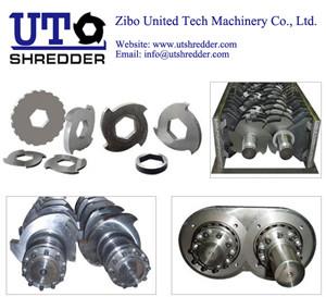 China double shaft shredder blade, single shaft shredder blade, crusher knife, OEM factory