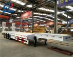 30 Ton 40 Ton 50T 40ft Low Bed Trailer Dimensions 3 Axle Semi-Trailer Truck