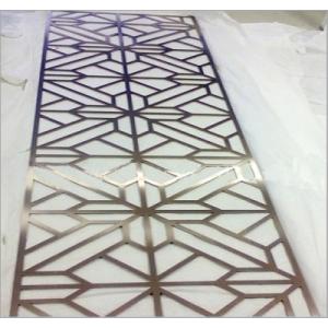 Brushed stainless steel screen surface anti-fingerprints processed bronze